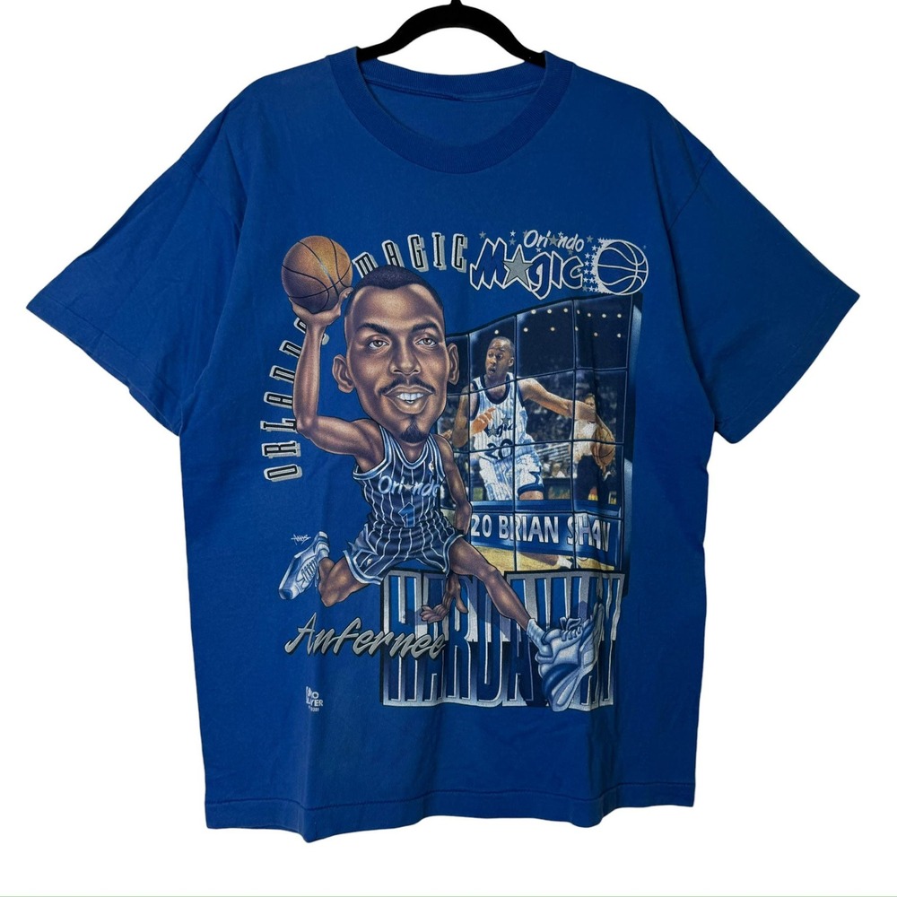 Vintage 90s Pro Player Orlando Magic Penny Anfernee Hardaway T Shirt XL Blue